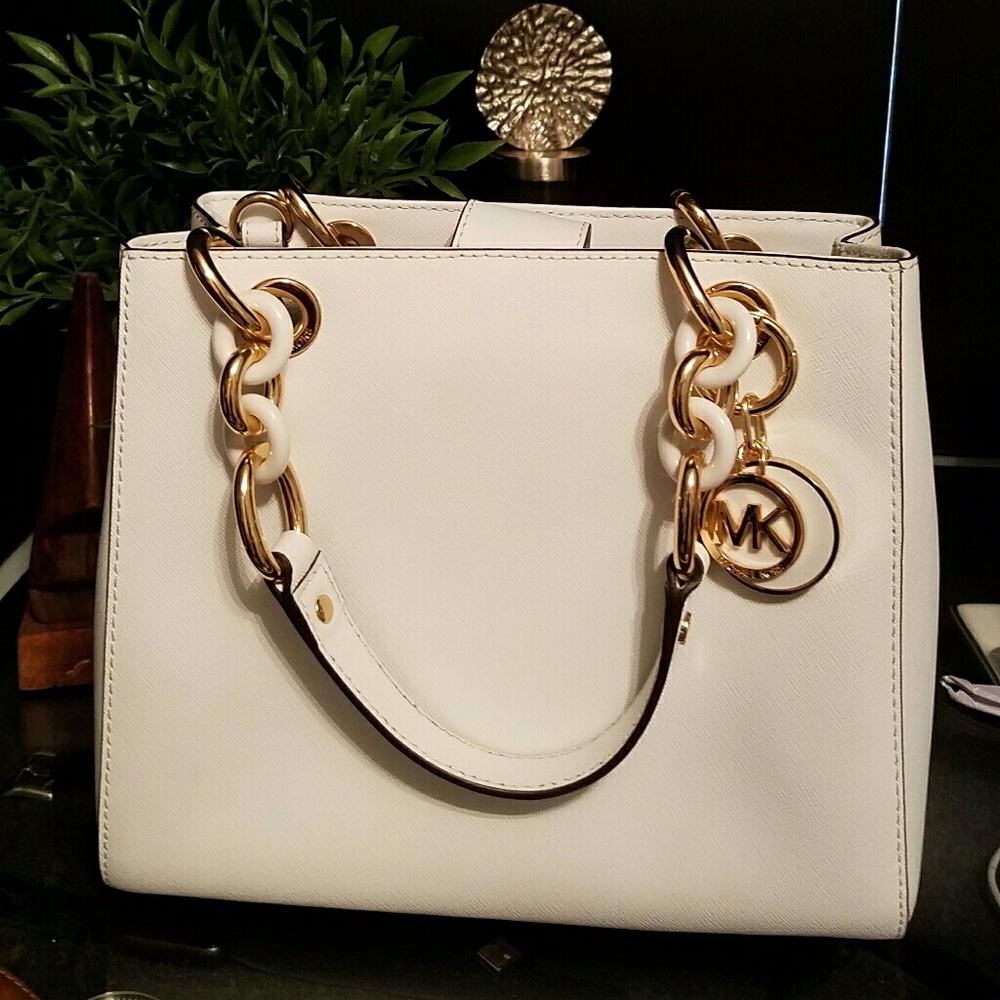 Michael Kors leather satchel